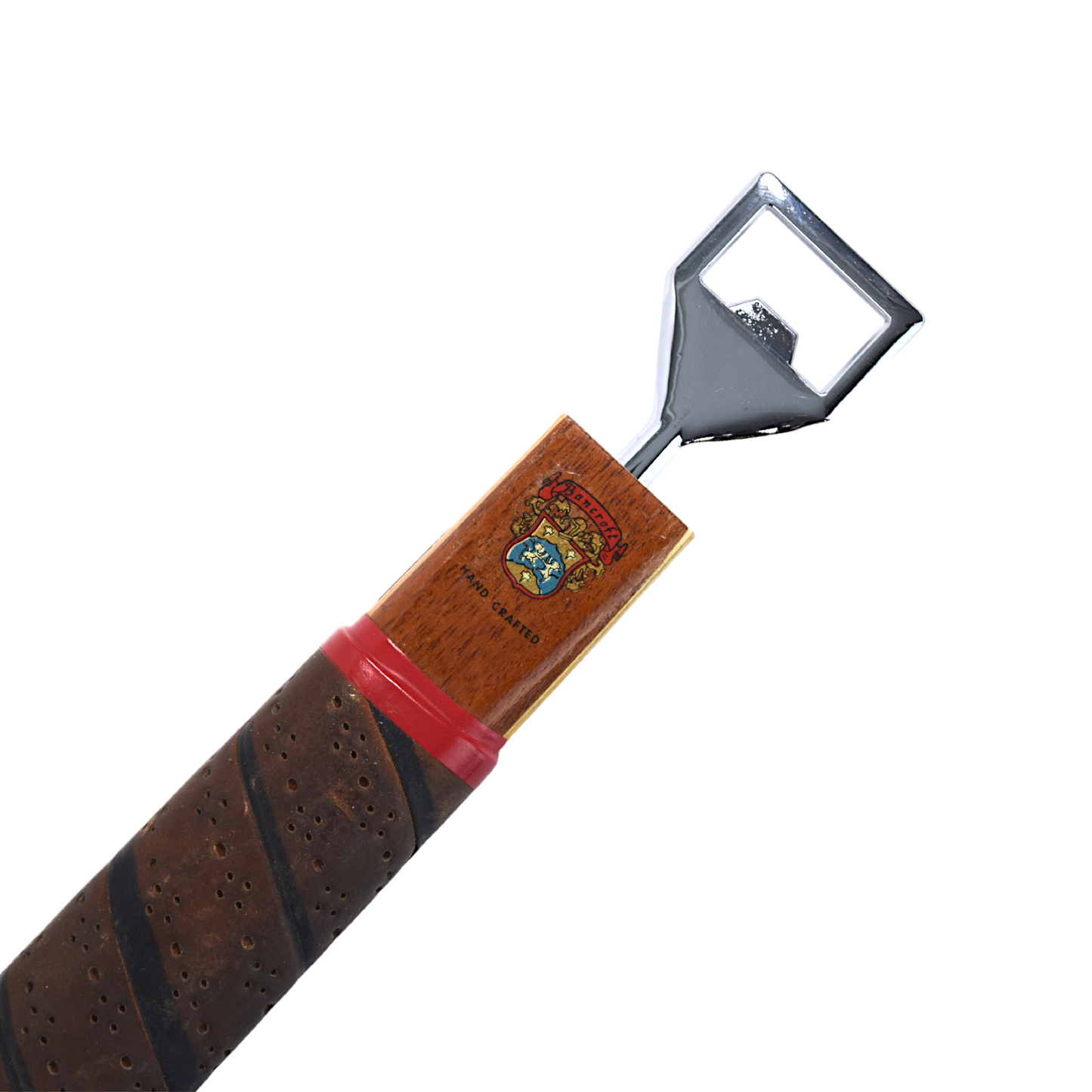Antique Wooden Tennis Racket Beer Bottle Opener