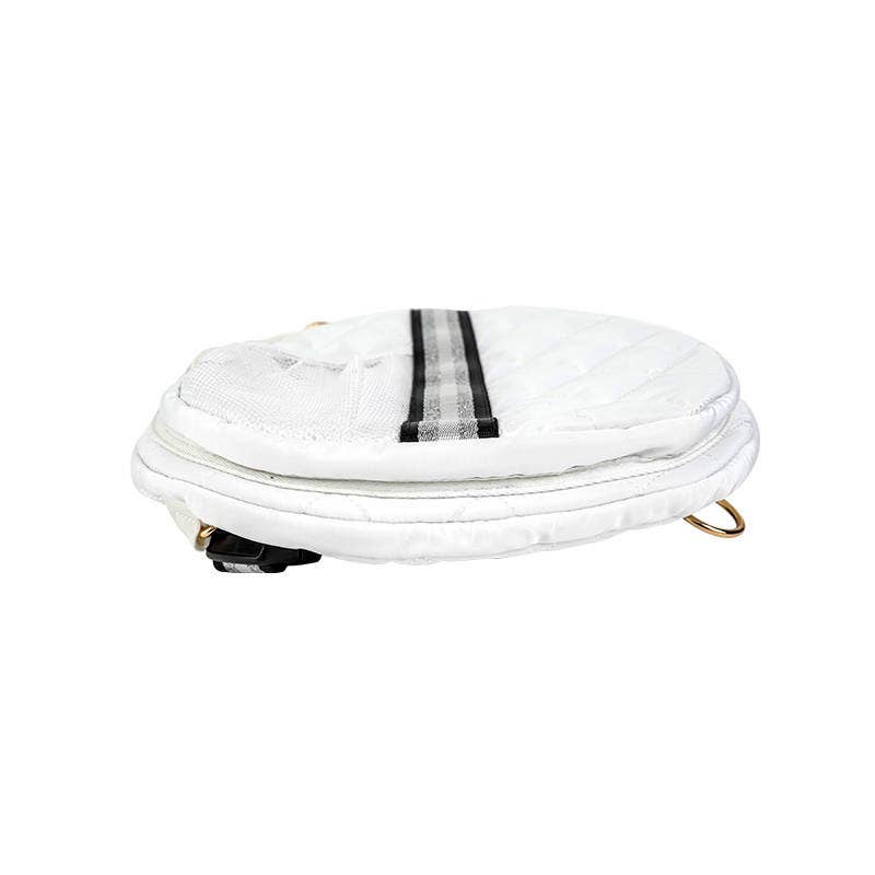 Lemonbella Quilted Pickleball Bag | Courtly White