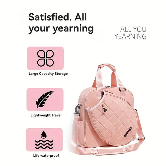 Large Capacity Tennis Racket Bag | Pink