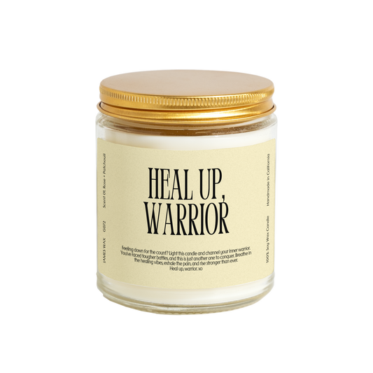 Heal Up Warrior Candle | Coconut + Orange