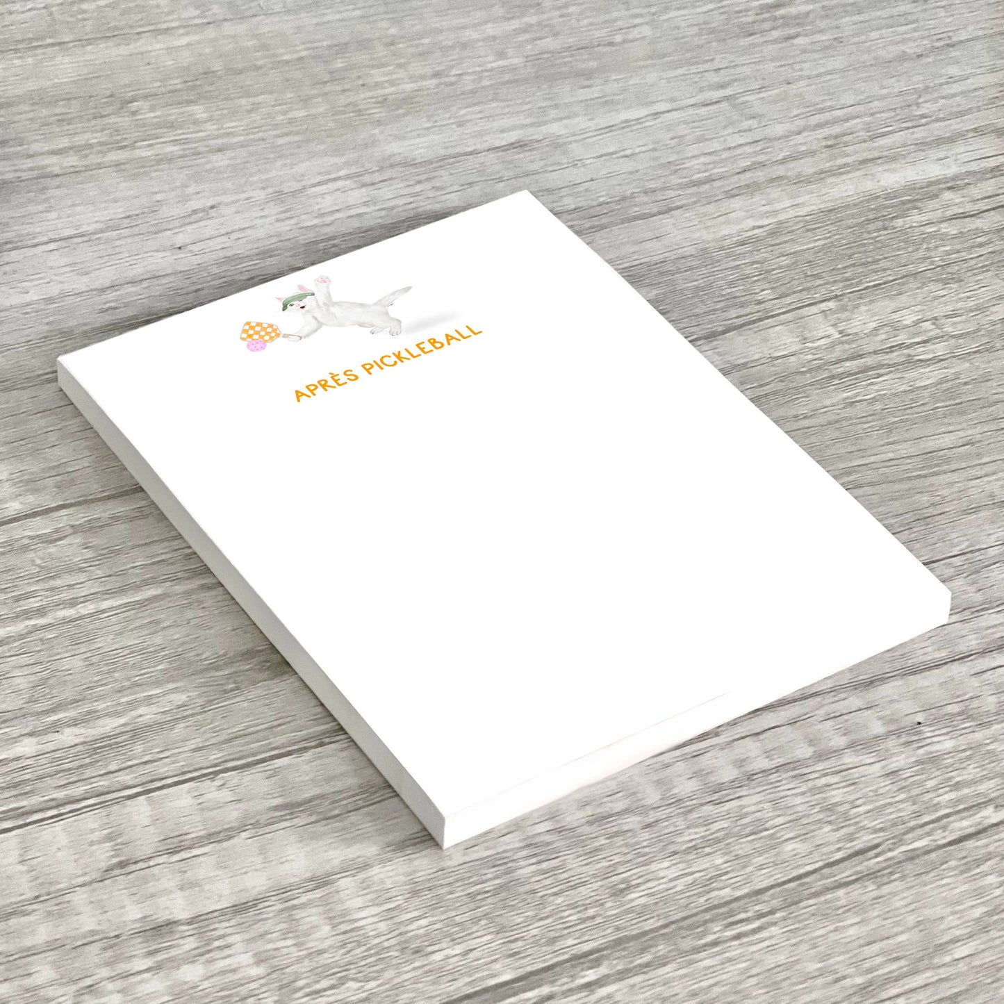 "Apres Pickleball" Notepad- 5" x 7"