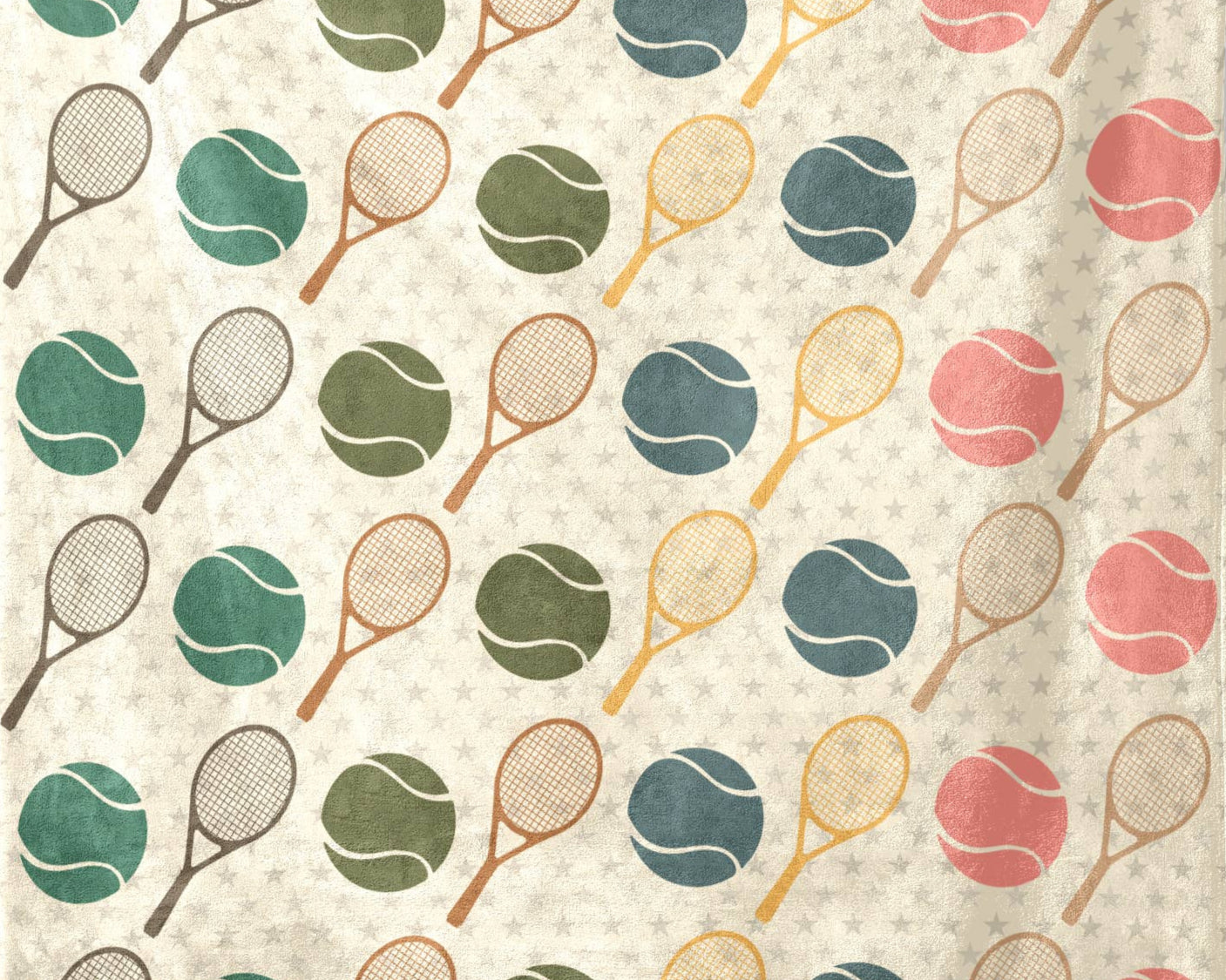 Tennis baby blanket