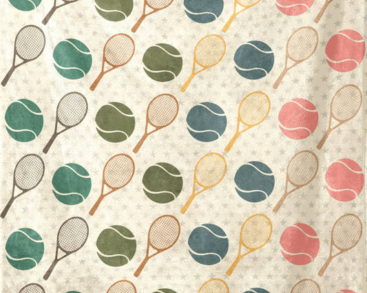 Tennis baby blanket