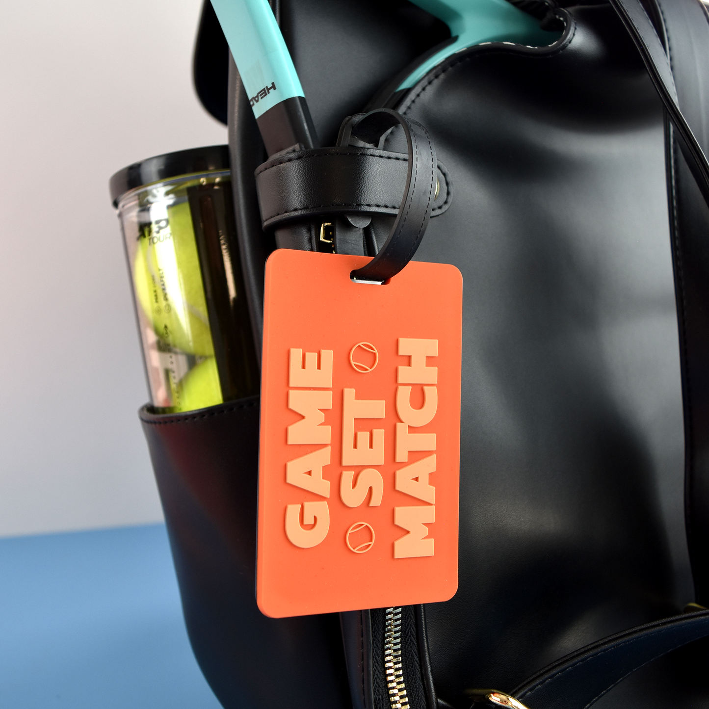 Game Set Match Bag Tag | Orange
