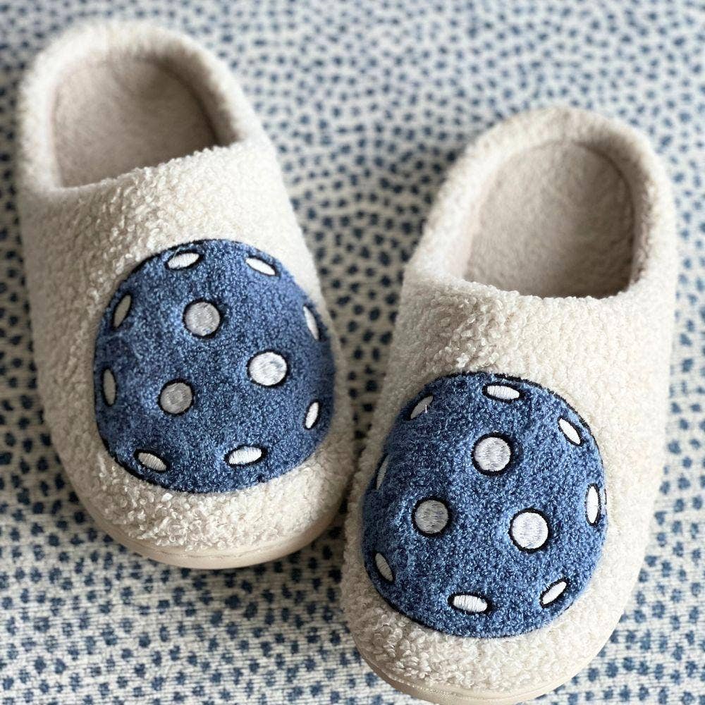 Pickleball slippers: Blue