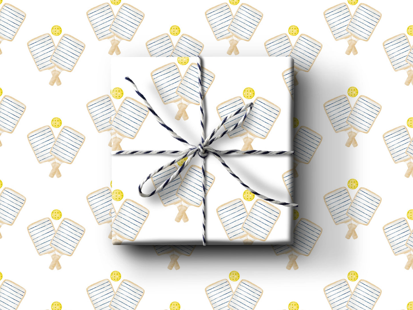 Pickleball Wrapping Paper: Single Sheets