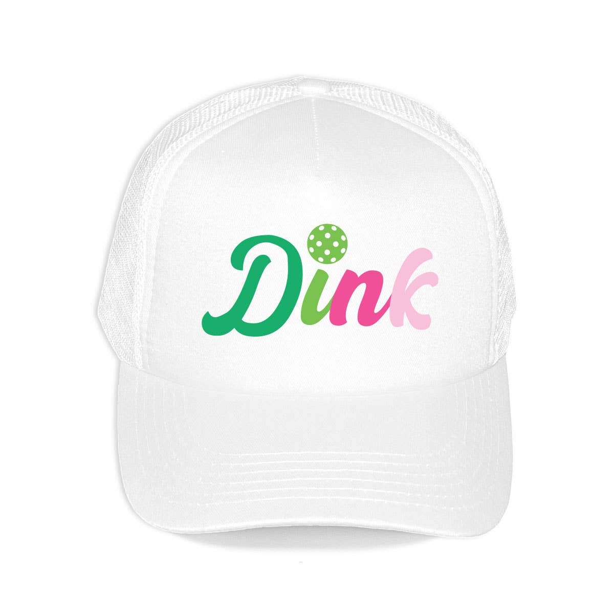"Dink" Trucker Hat- White