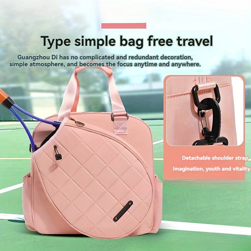 Large Capacity Tennis Racket Bag | Pink