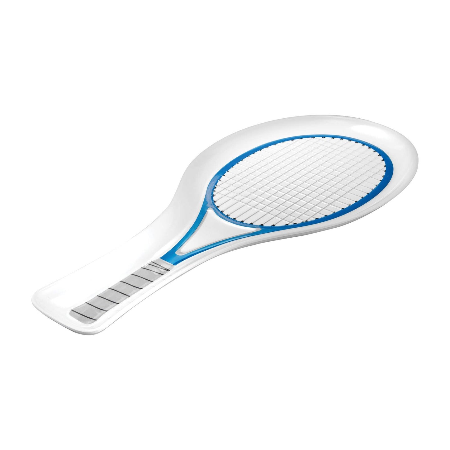 Tennis Racket Melamine 21" Platter | Blue