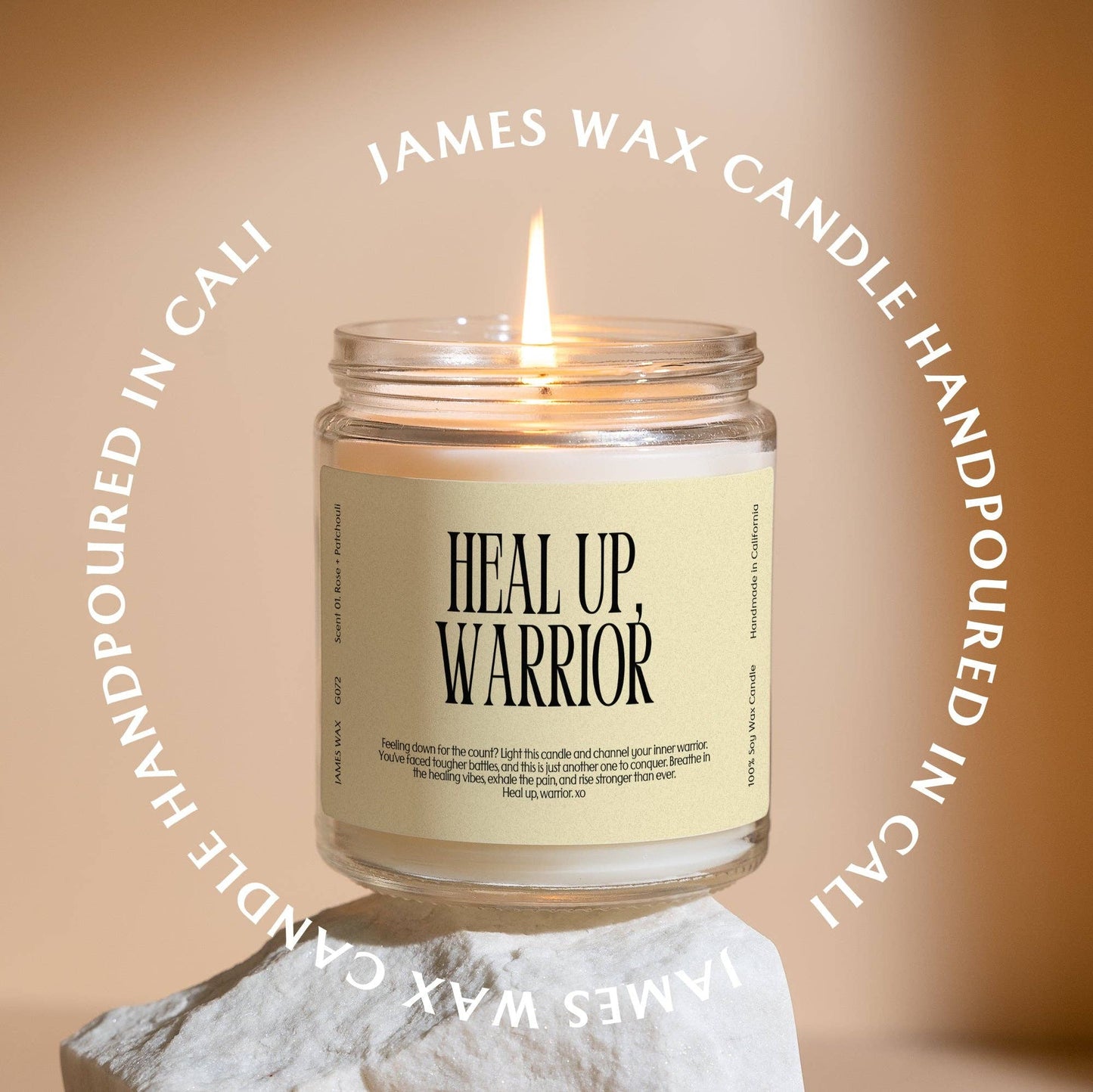 Heal Up Warrior Candle | Coconut + Orange