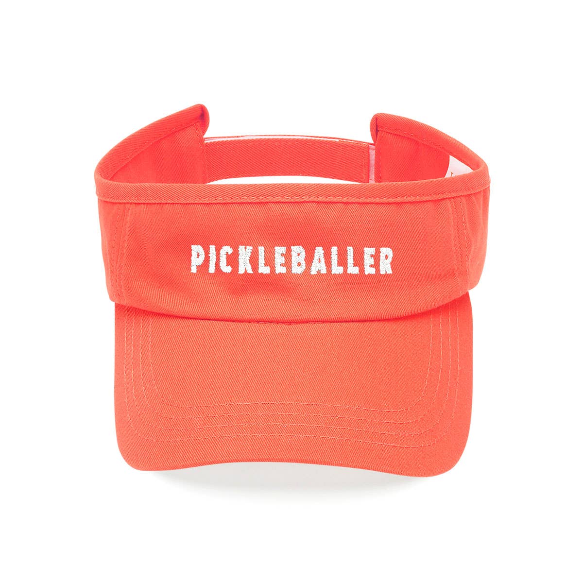 "Pickleballer" Coral Visor