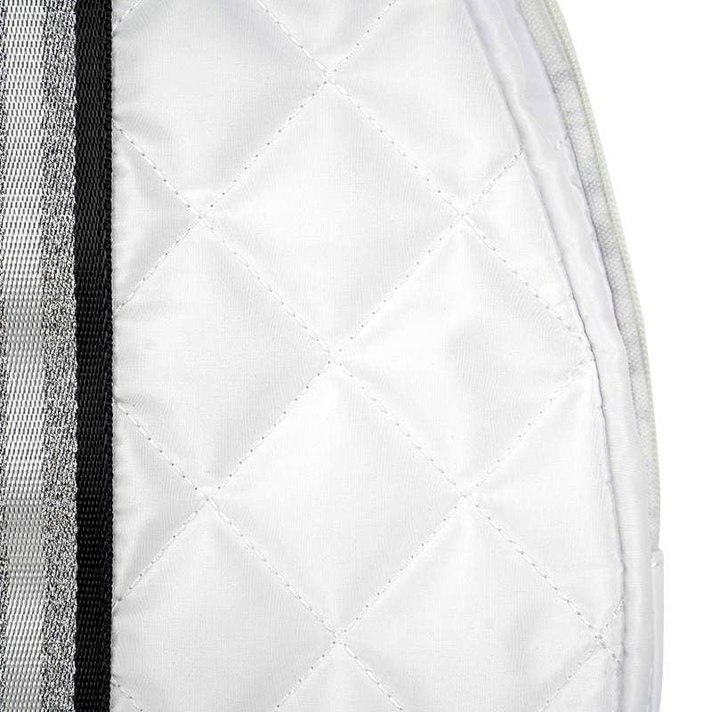 Lemonbella Quilted Pickleball Bag | Courtly White