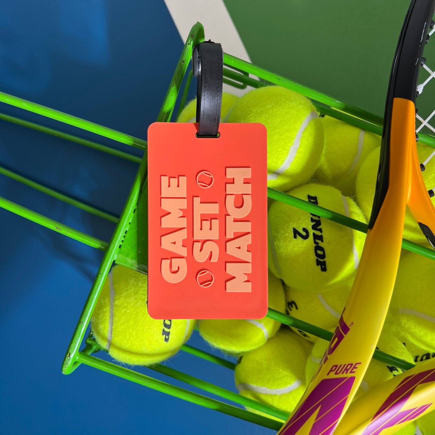Game Set Match Bag Tag | Orange