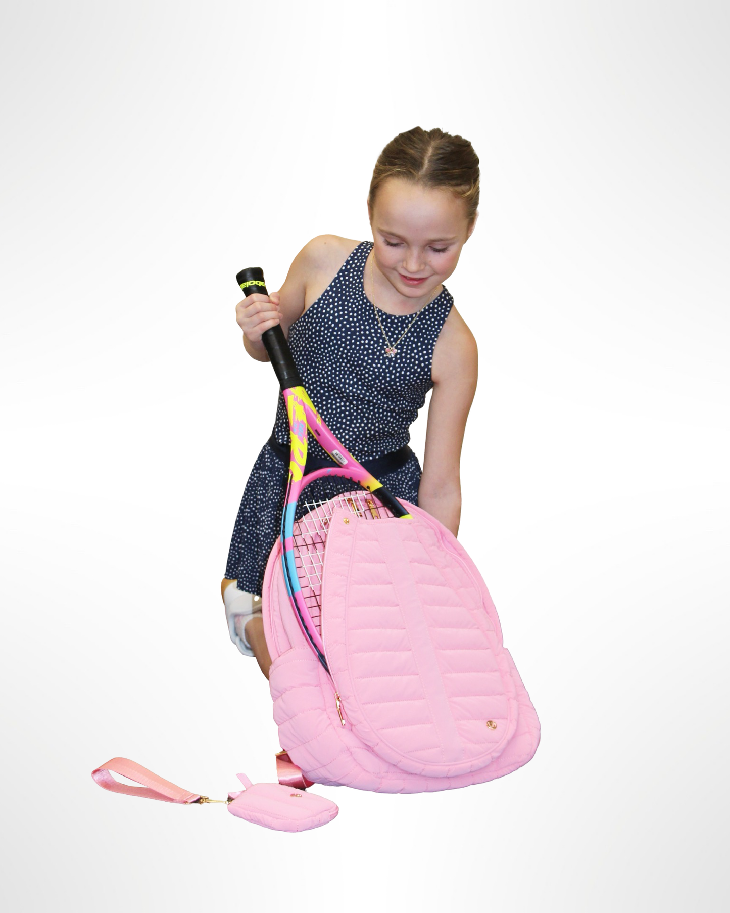 Lemonbella - Jennifer Junior Tennis Bag Cotton Candy Pink