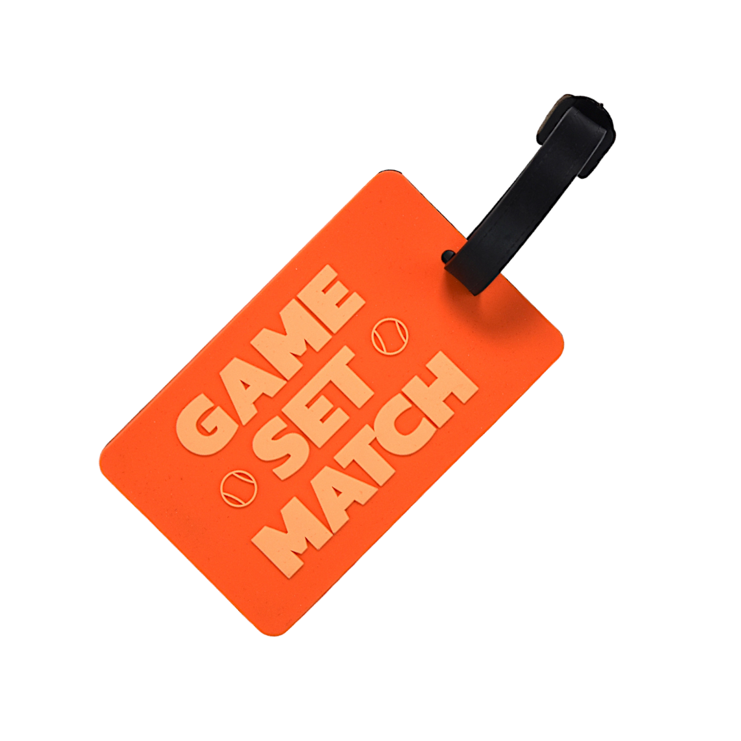Game Set Match Bag Tag | Orange