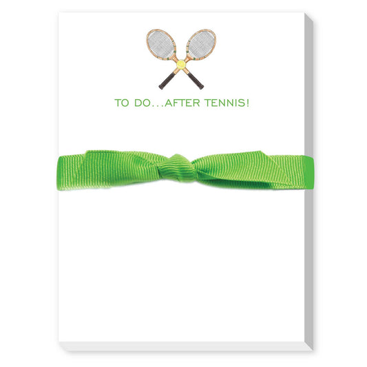 "To Do After Tennis" Mini Notepad