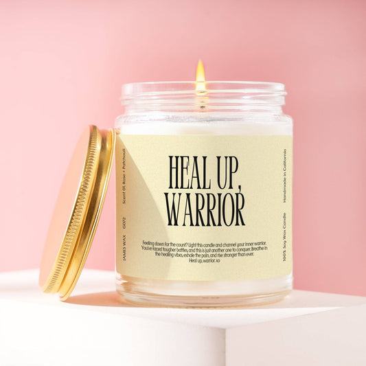 Heal Up Warrior Candle | Coconut + Orange