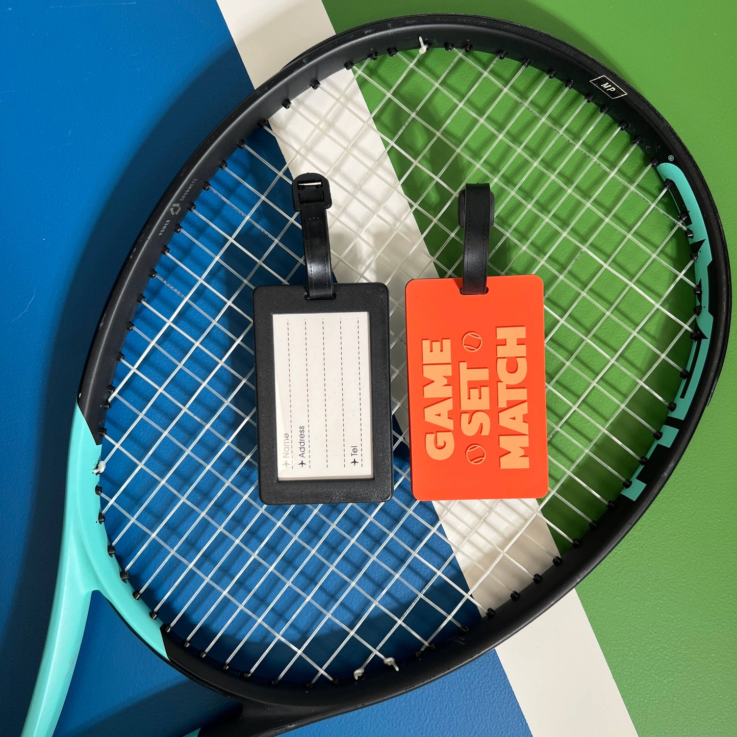 Game Set Match Bag Tag | Orange