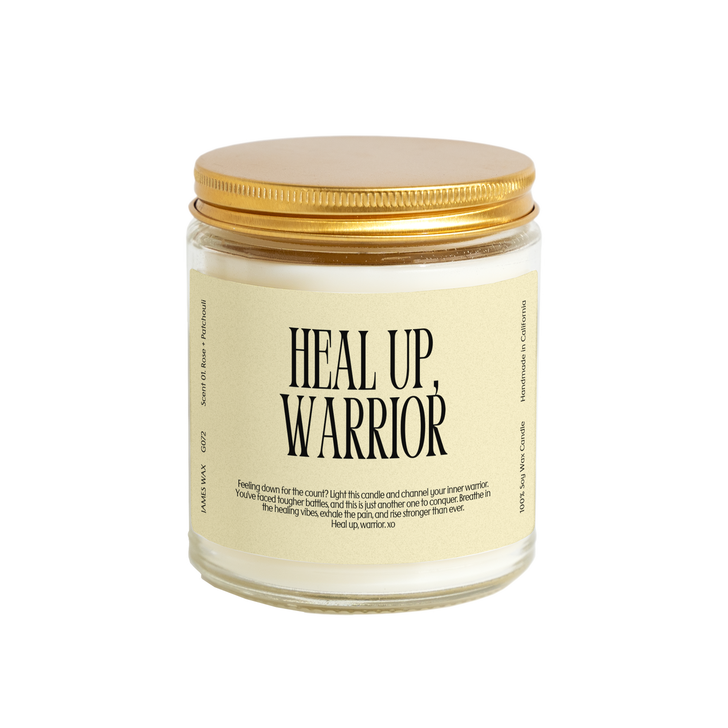 Heal Up Warrior Candle | Coconut + Orange